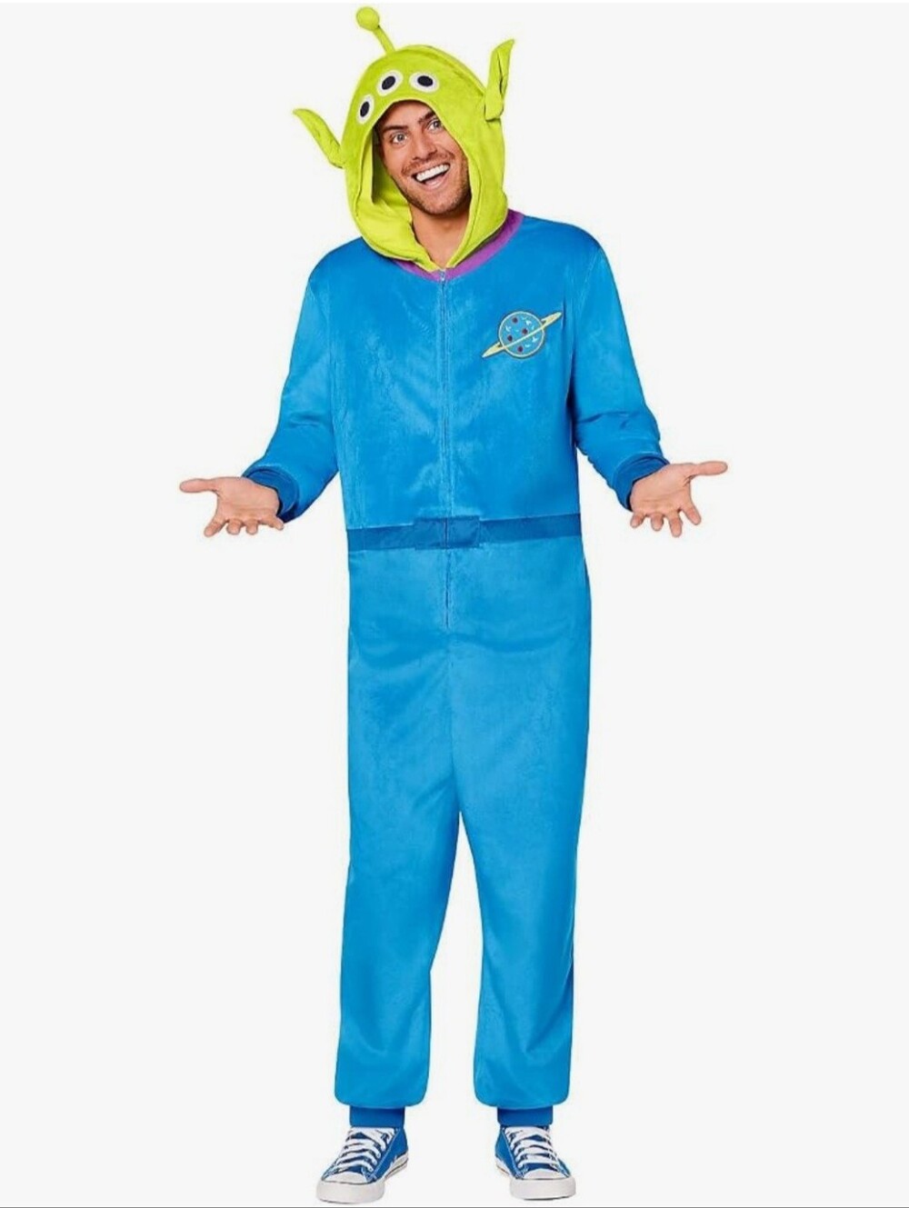 Disney Pixar Toy Story One Peice Suit Costume Size S/M Zip Pockets Unisex